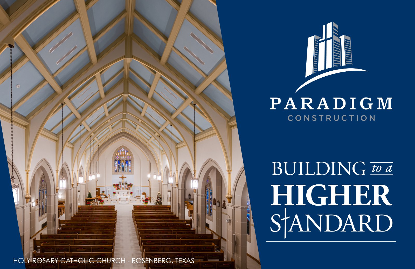 Church construction project showing progress on a faith based facility designed to support community growth